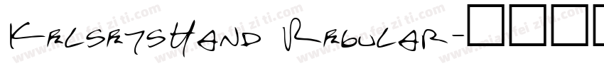KelseysHand Regular字体转换